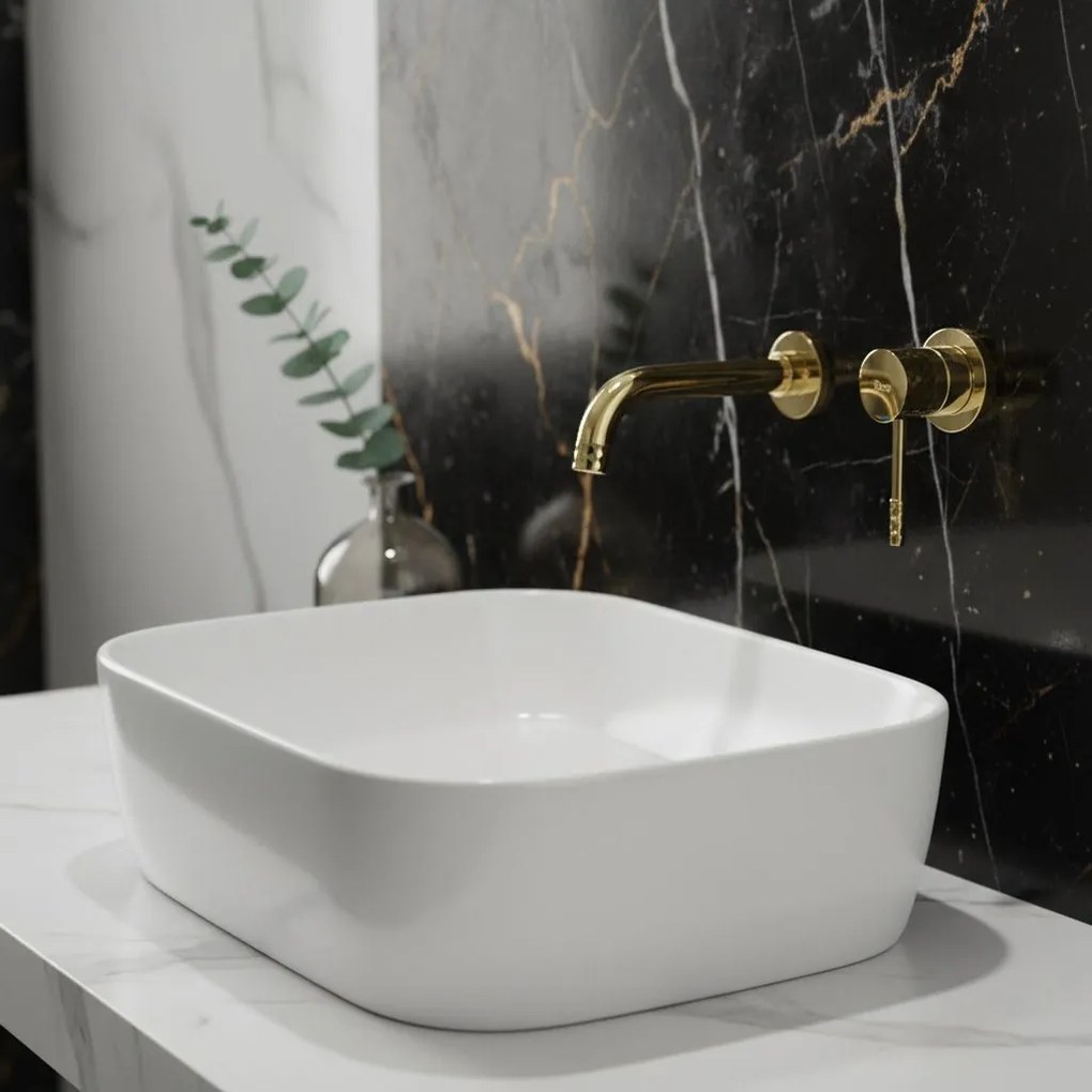 Rea Lungo Diamond, podomietková umývadlová batéria + BOX, zlatá lesklá, REA-B0539