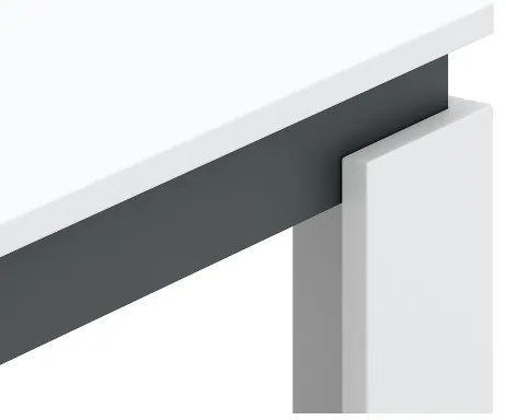 Konferenčný stolík OLAF biela/antracit