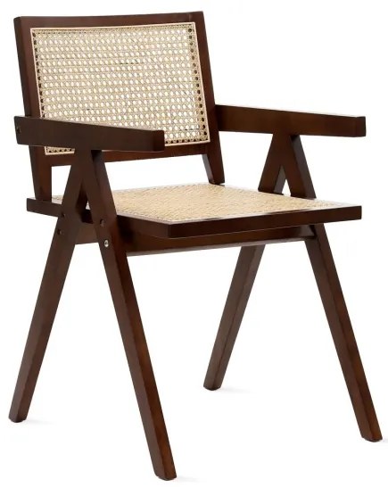 Stolička ROTIN drevená 834092