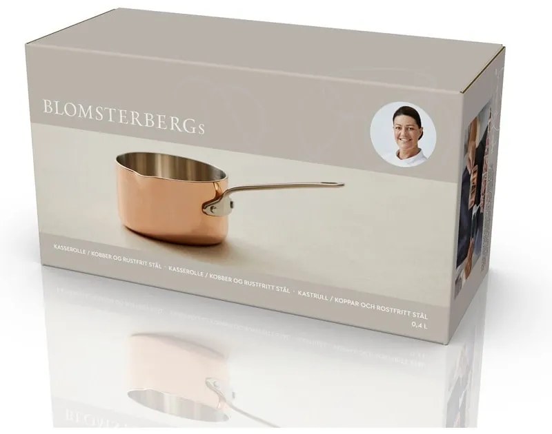 Nerezová/medená rajnica 400 ml – Blomsterbergs