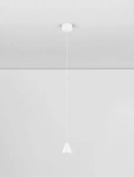 LED biely moderný luster Irmos