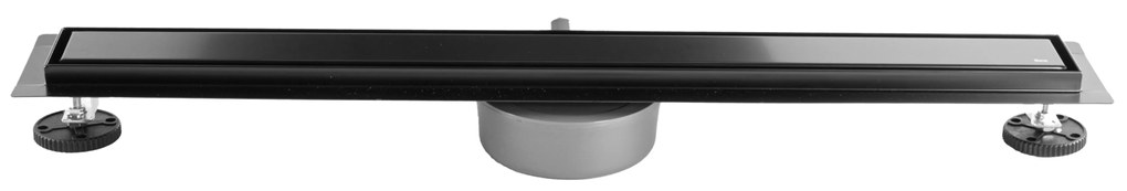 Rea Neox Pro Black, odtokový sprchový žľab 90 cm, čierna matná, REA-G7804
