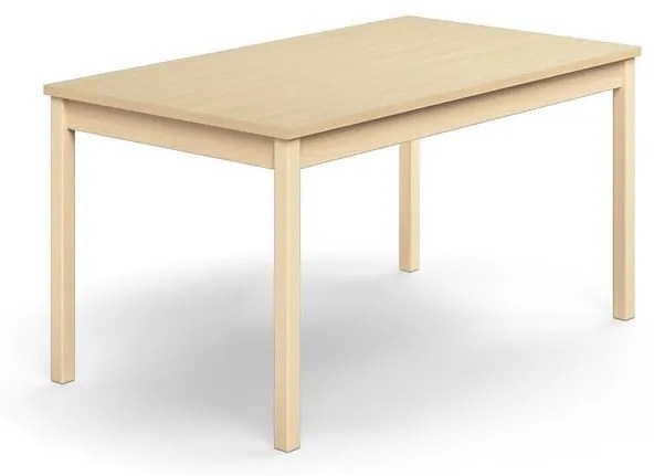 Stôl DECIBEL, 1400x800x720 mm, akustický HPL - breza