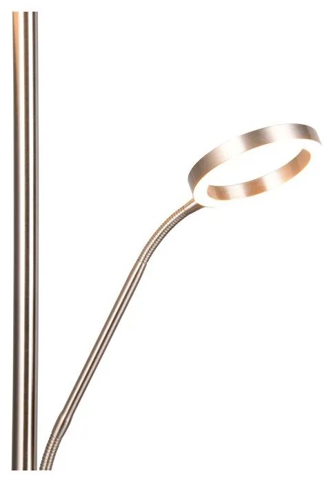 LED stojacia lampa v striebornej farbe (výška 180 cm) Willis – Trio