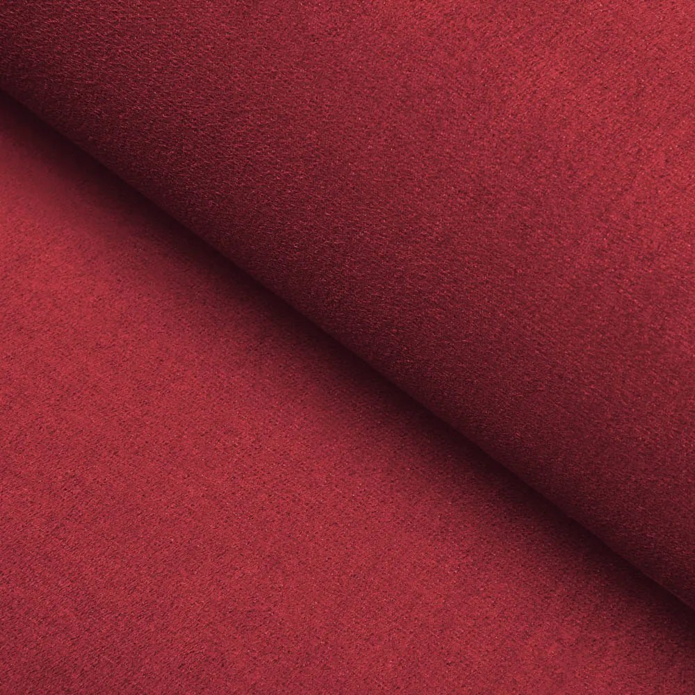 Biante Behúň na stôl/imitácia brúsenej kože Alcantara ALC-018 Vínovo červený 20x120 cm