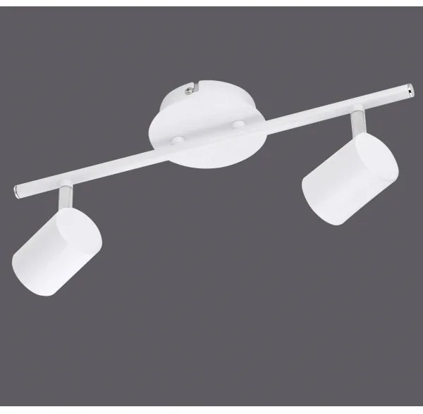 Leuchten Direkt 11942-16 - LED Bodové svietidlo TARIK 2xGU10/5W/230V biela