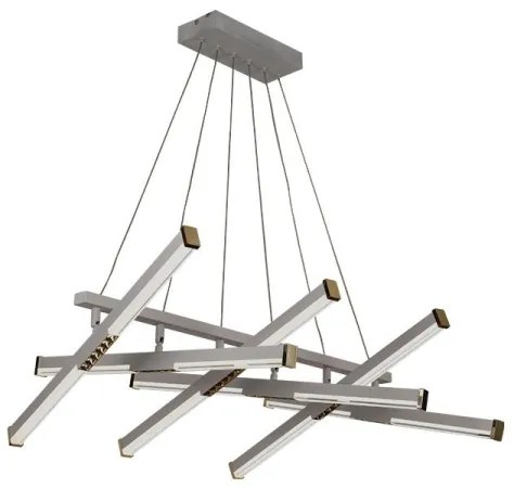 LED Stmievateľný luster na lanku LED/90W/230V 3000-6500K + diaľkové ovládanie