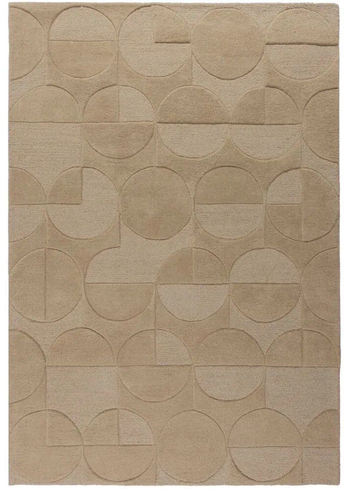 Flair Rugs, Kusový koberec Moderno Gigi Natural, 120x170, béžová, obývacia izba