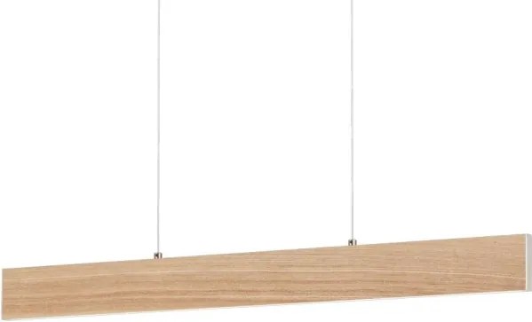 Eglo 39344 - LED závesné svietidlo na lanku CLIMENE LED/17W/230V + LED/4,2W dub