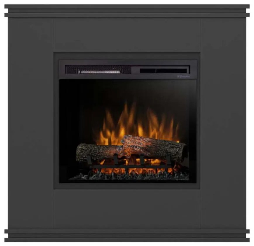 Elektrický krb Vena 23 čierny