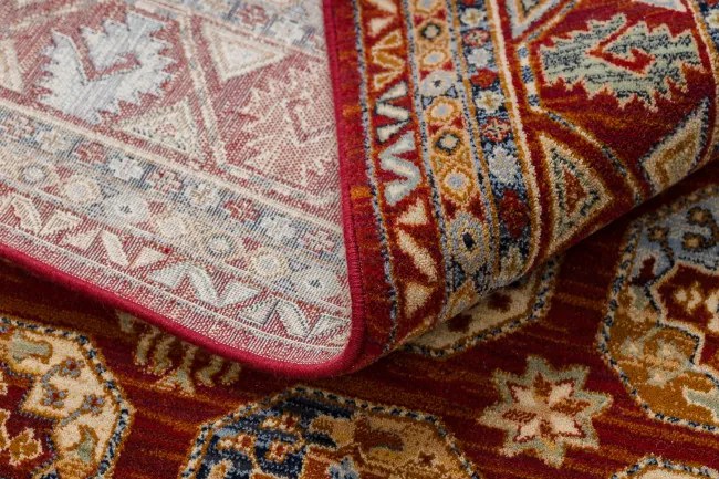 Koberec KESHAN Ornament, strapce 7874/53588 bordový