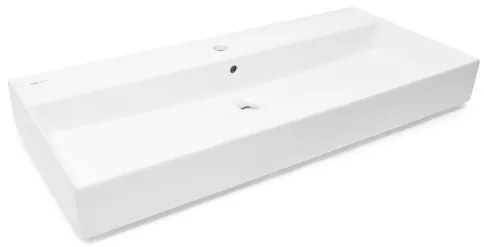 Umývadlo SAT Infinitio 100,4x46,5 cm s otvorom uprostred SATINF10046