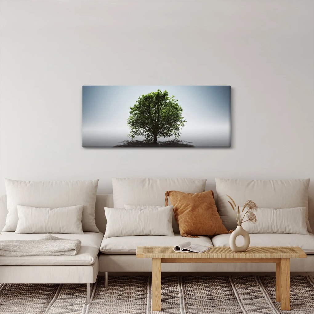 Obraz - Osamotený strom (120x50 cm)