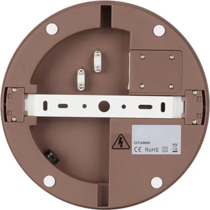 Brilagi - LED vonkajšie svietidlo s pohybovým senzorom BENE LED/24W/230V pr. 26 cm hnedé IP54