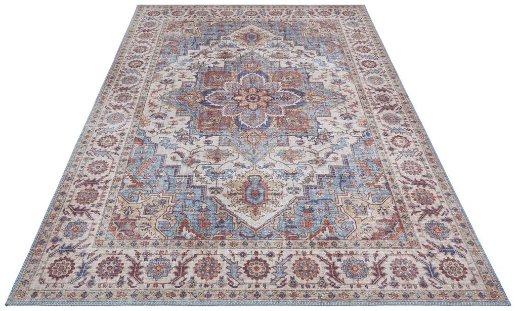 Nouristan - Hanse Home koberce Kusový koberec Asmar 104002 Cyan / Blue - 200x290 cm