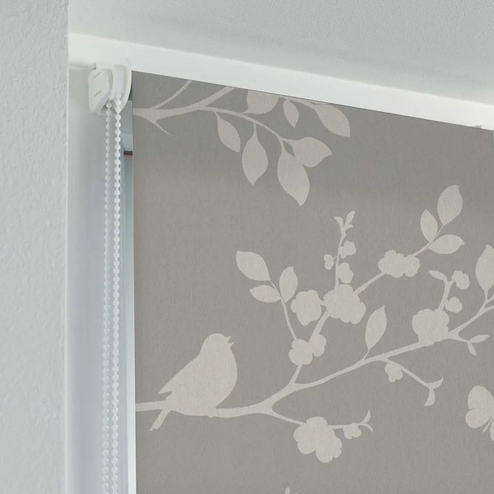 Svetlohnedá textilná roleta 120x180 cm Rossignol – douceur d'intérieur