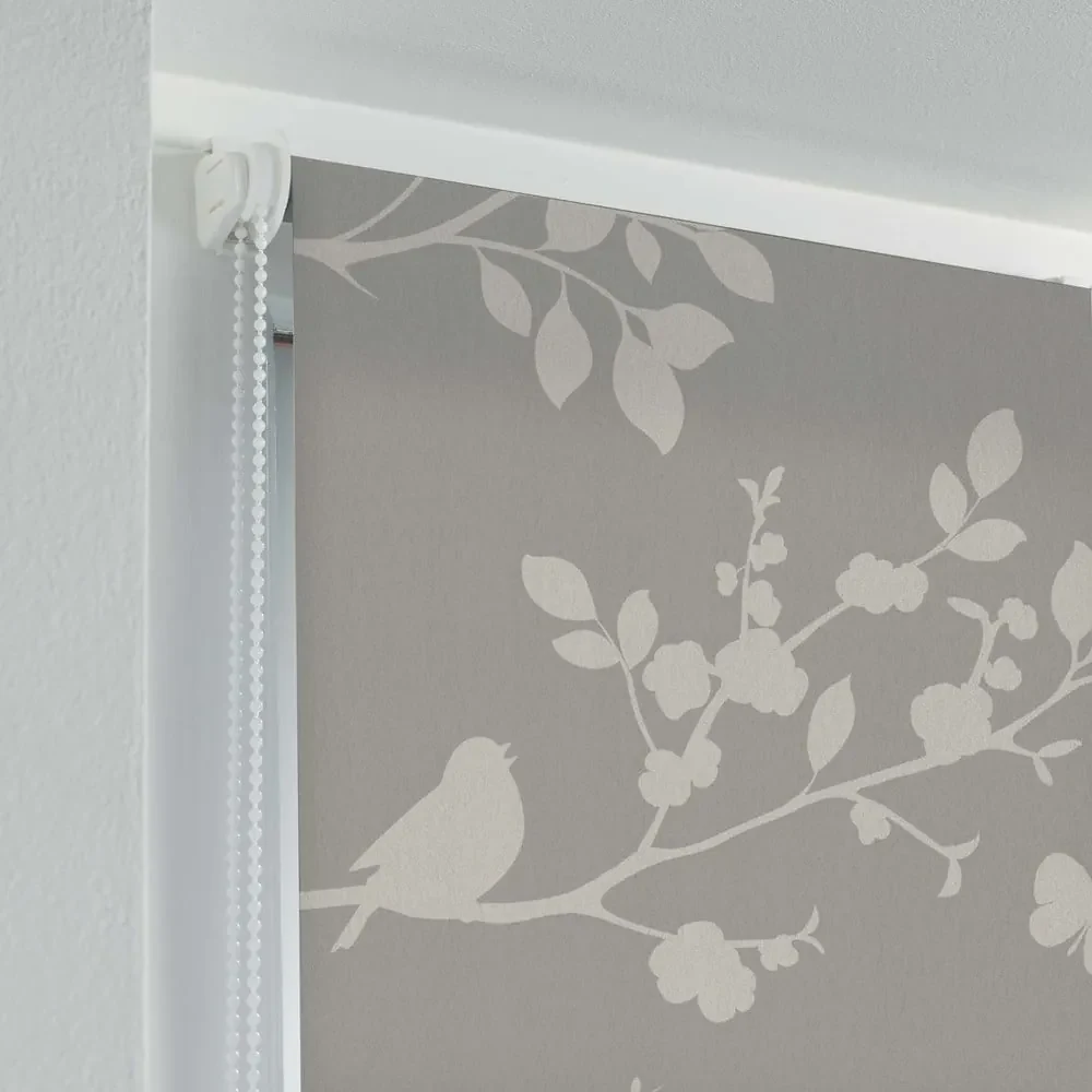 Svetlohnedá textilná roleta 90x180 cm Rossignol – douceur d'intérieur