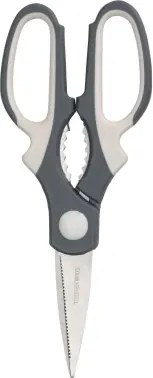 Kuchynské nožnice so luskáčikom 15x11 cm, rôzne farby%