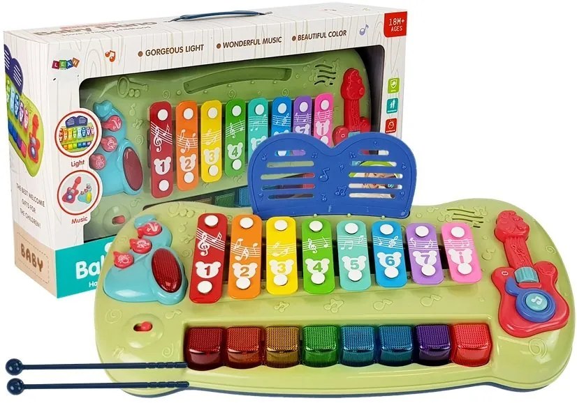 LEAN TOYS Klavírne činely pre bábätká