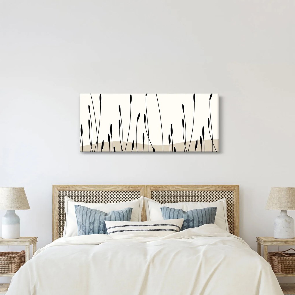 Obraz - Grafická lúka N⁰3 (120x50 cm)