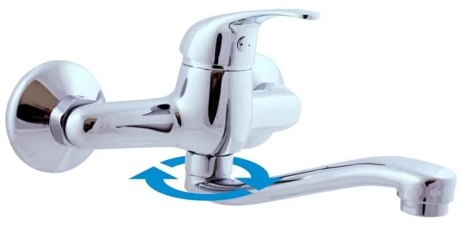 RAV Slezák SA001.5/26 - Drezová/umývadlová batéria SAZAVA lesklý chróm