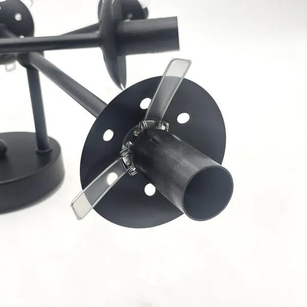 Brilagi - Prisadený luster MALIVA 6xE14/15W/230V čierna/dymová