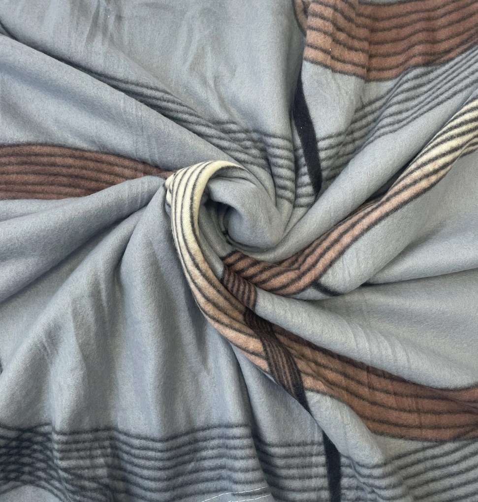 Deka Fleece Gold Ribbon 150x200cm TiaHome