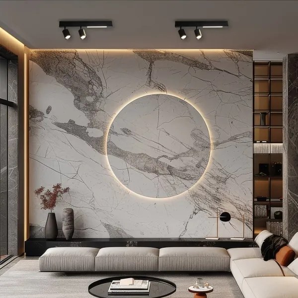 LED Bodové svietidlo MAGNET LED/5W/230V + 2xGU10/60W 3000/4000K čierna