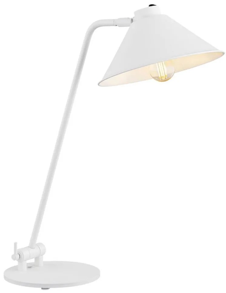 Argon Argon 4996 - Stolná lampa GABIAN 1xE27/15W/230V biela AR4996