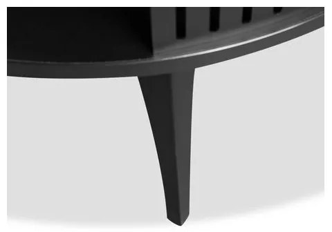 Konferenčný stolík ROENNI 44x75 cm čierna/zlatý dub