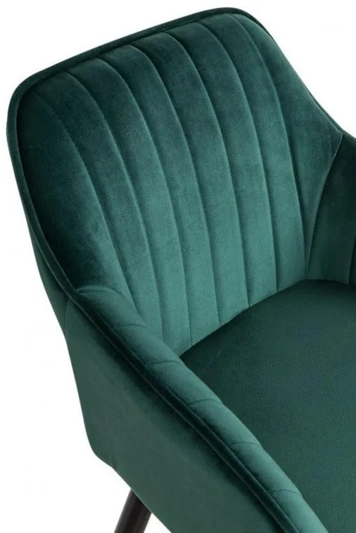 Zelená barová stolička Turin s područou »
