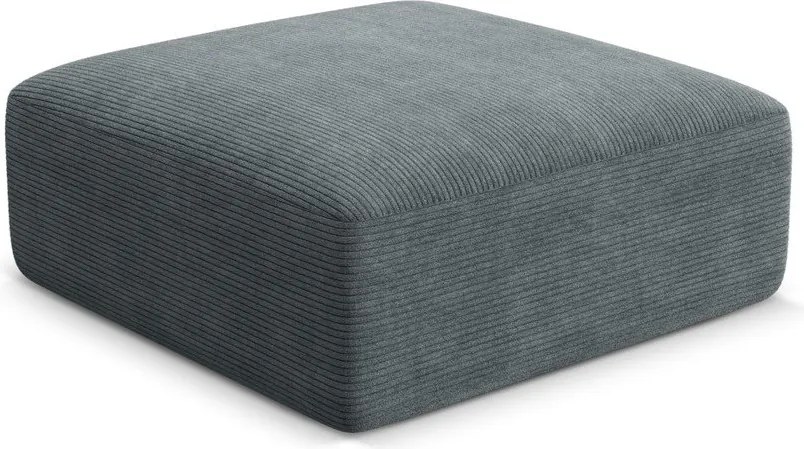 Tmavosivá menčestrová podnožka Campi – Cosmopolitan Design