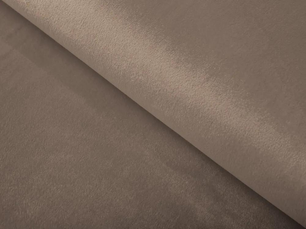 Biante Veľký zamatový obdĺžnikový obrus Velvet Premium SVP-005 Svetlo hnedý 180x220 cm
