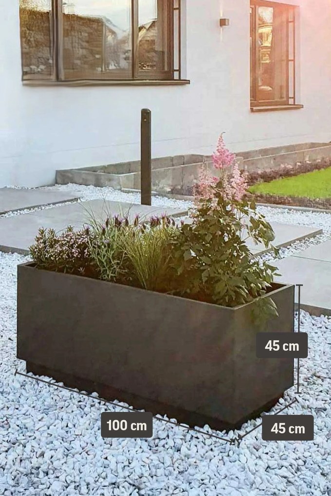 Hrantík MAXI, pozink, šírka 100 cm, antracit