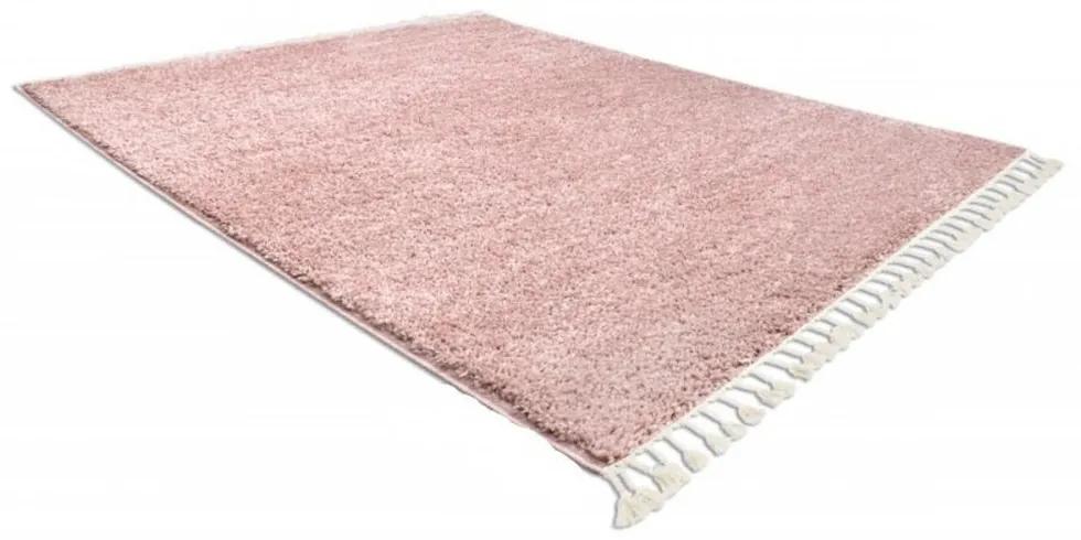 *Kusový koberec Shaggy Berta ružový 140x190cm