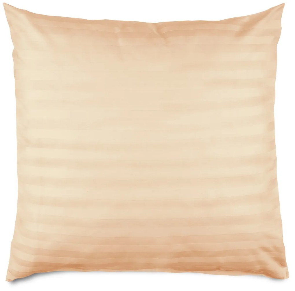 BAMBUSOVÁ OBLIEČKA NA VANKÚŠ STRIPE BEIGE 40X40 CM BÉŽOVÁ