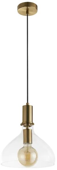 Searchlight 31031-1PB - Luster na lanku MARGARITA 1xE27/60W/230V mosadz