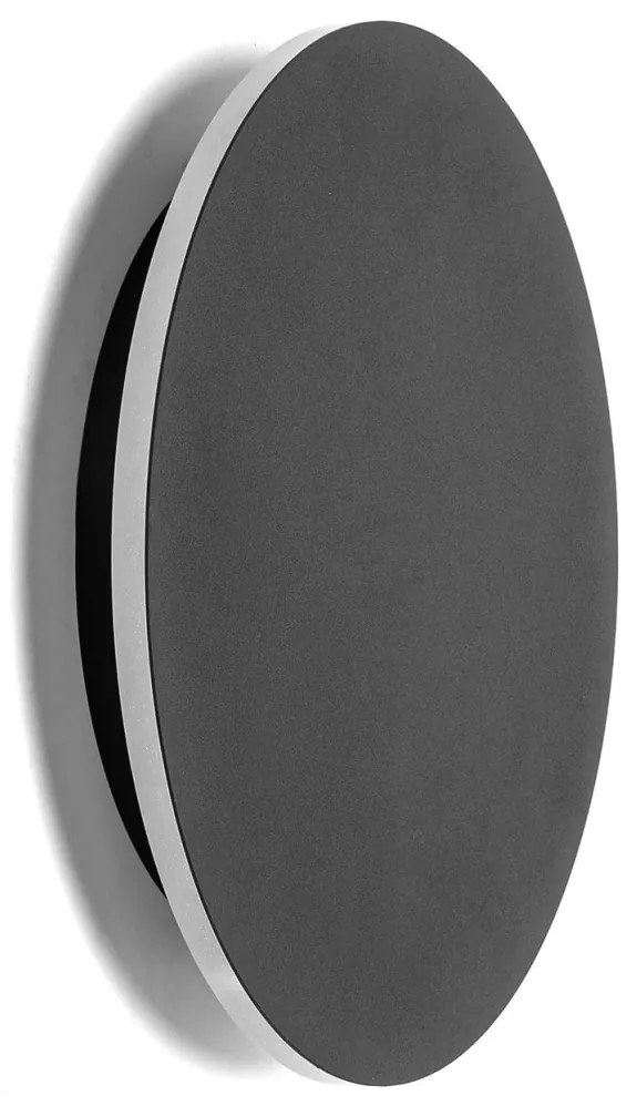 Aigostar - LED Nástenné svietidlo LED/12W/230V 6500K 25 cm čierna