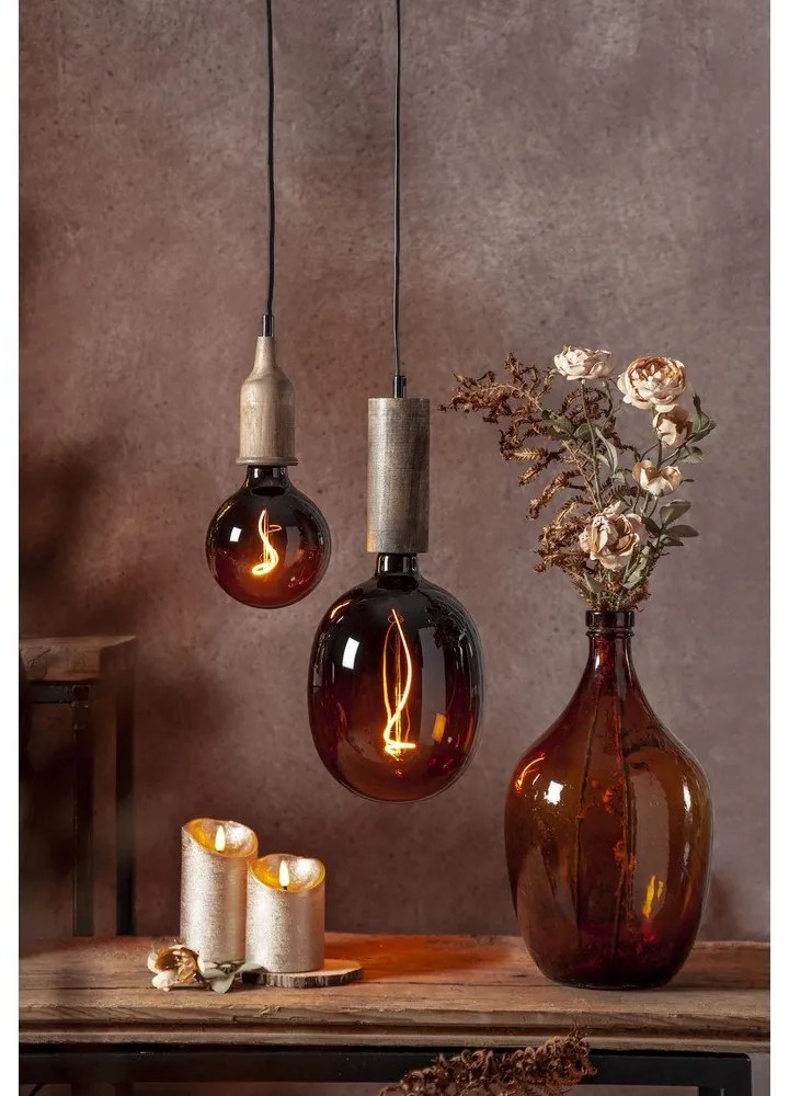 Tmavohnedé závesné svietidlo Jojo – Star Trading