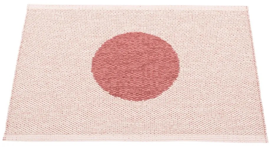Svetločervený vnútorný a vonkajší koberec 70x50 cm Vera Pop Blush – Pappelina