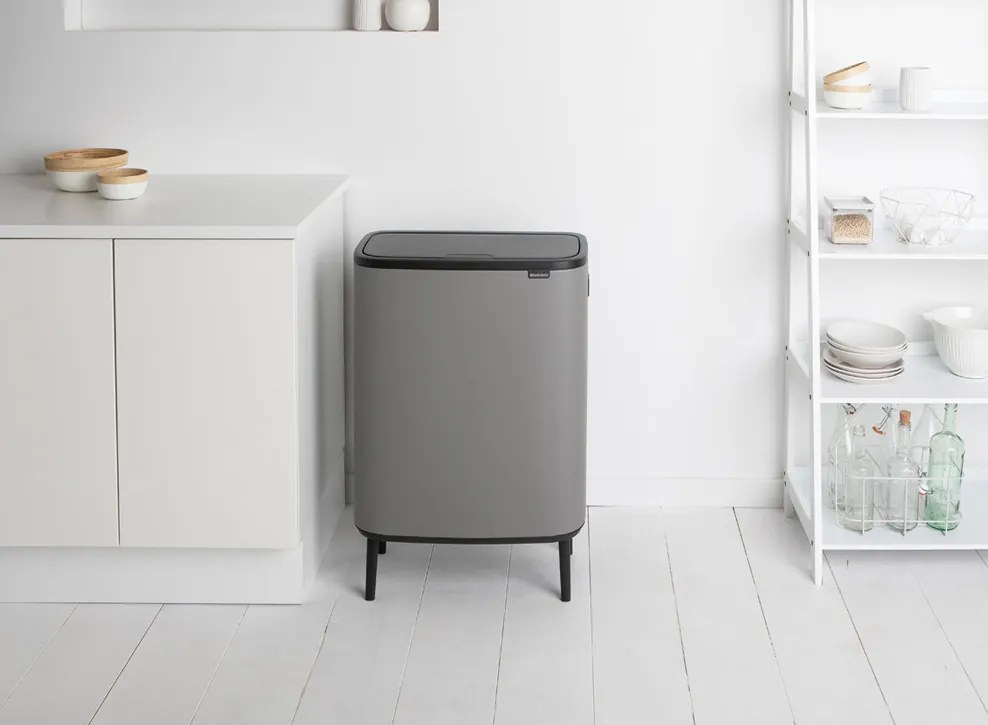 Brabantia BO Touch Bin 60L HI minerálne sivá