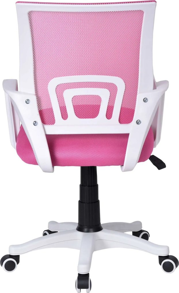 Kancelárska stolička FB-BIANCO ružová/biela