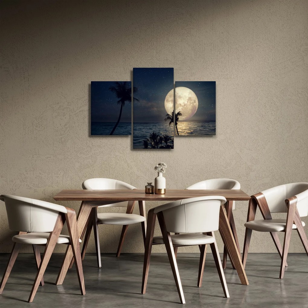 Obraz - Pláž za splnu (90x60 cm)