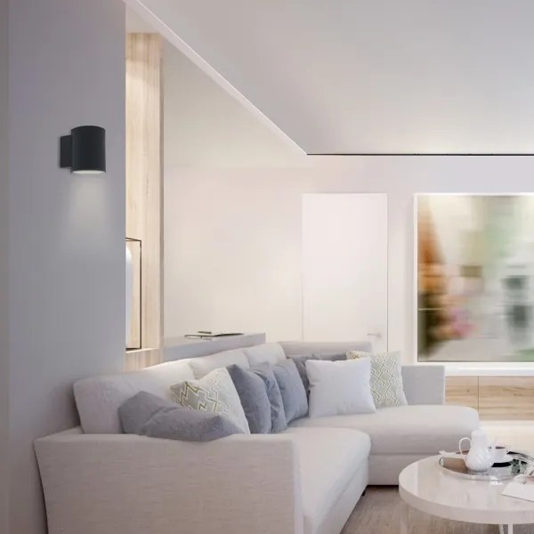 Rabalux 7020 - Nástenné svietidlo KAUNAS 1xG9/10W/230V čierna