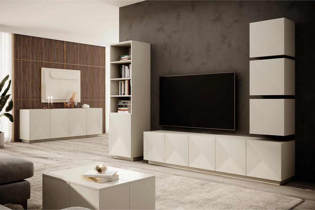 Kaszmir komoda Asha 200 cm so štyrmi dverami