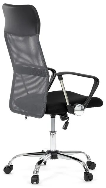 Autronic BONTEC Kancelárska stolička, hojdací mechanizmus, šedá sieťovina, KA-E305 GREY Farba: Šedá