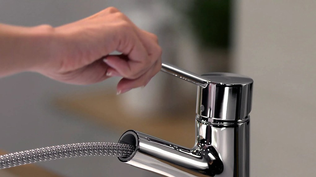 Hansgrohe Talis M52, drezová batéria s výsuvnou spŕškou, chrómová, HAN-32841000