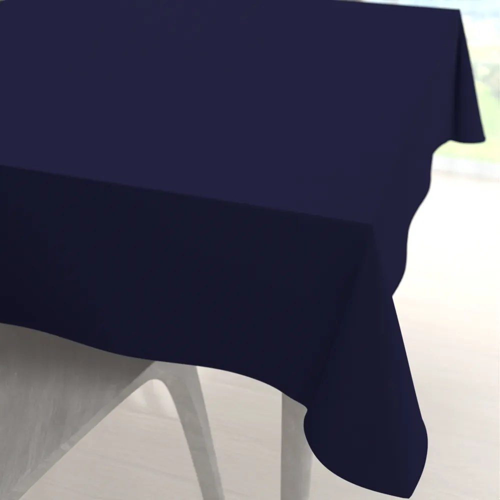 Biante Dekoračný štvorcový obrus Rongo RG-079 Námornícka modrá 60x60 cm