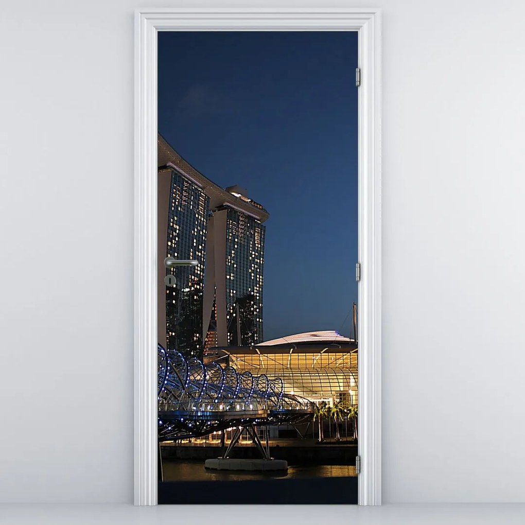 Fototapeta na dvere - Metropola (95x205cm)