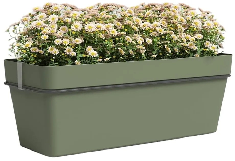 Závesný samozavlažovací kvetináč z recyklovaného plastu 50 cm Capri – Artevasi